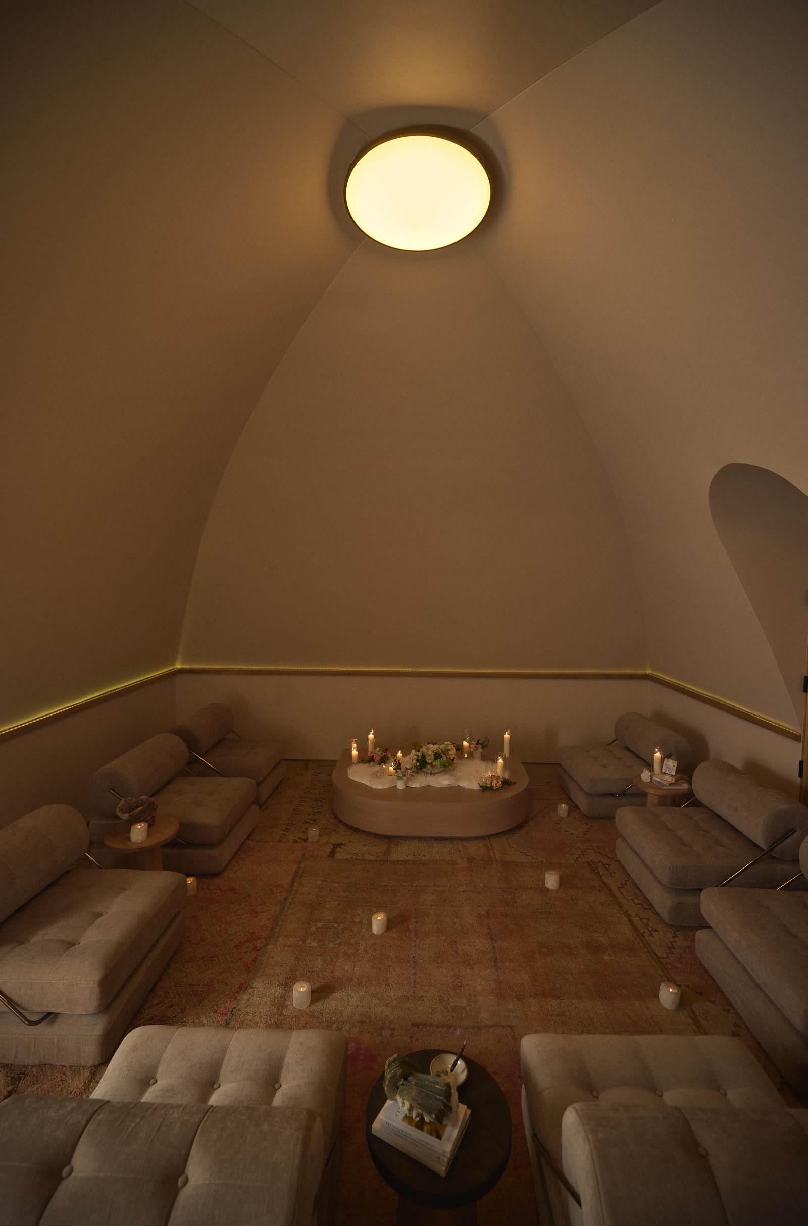 The Dome at PALOMA, its vaulted ceiling rising over the room.